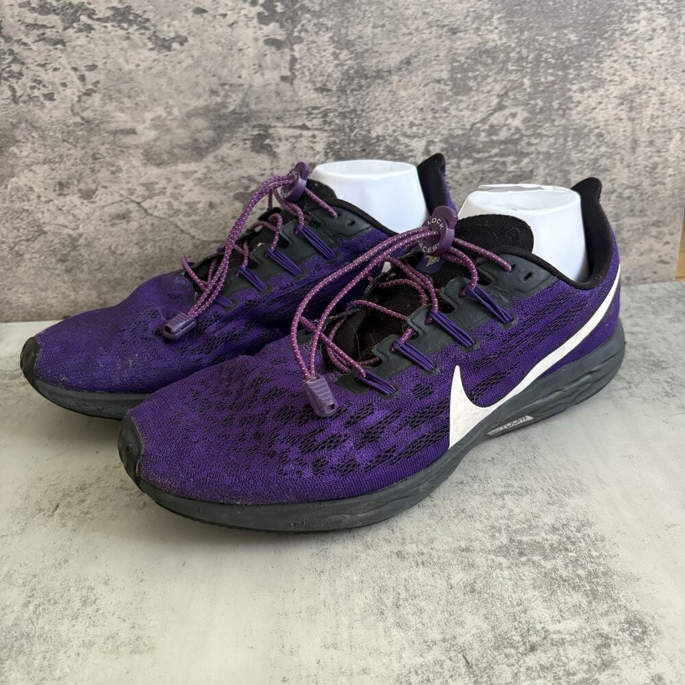 Nike Mens Air Zoom Pegasus 36 Purple Minnesota Vikings Sneaker Shoes Size 13